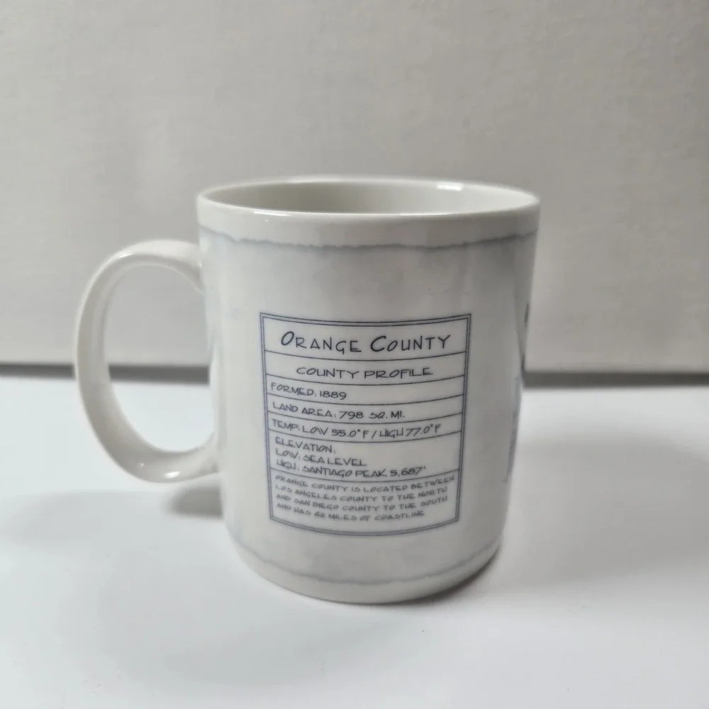 Starbucks 2006 Architecture Collectors Series‎ Orange County Coffee Tea Mug Cup